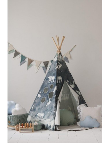 “Night Sky” Teepee and Mat Set pas cher